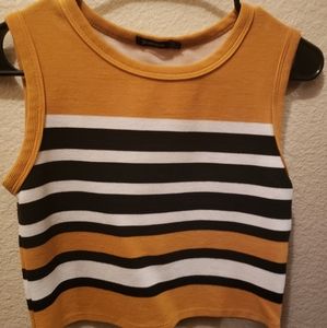 Striped Crop Top